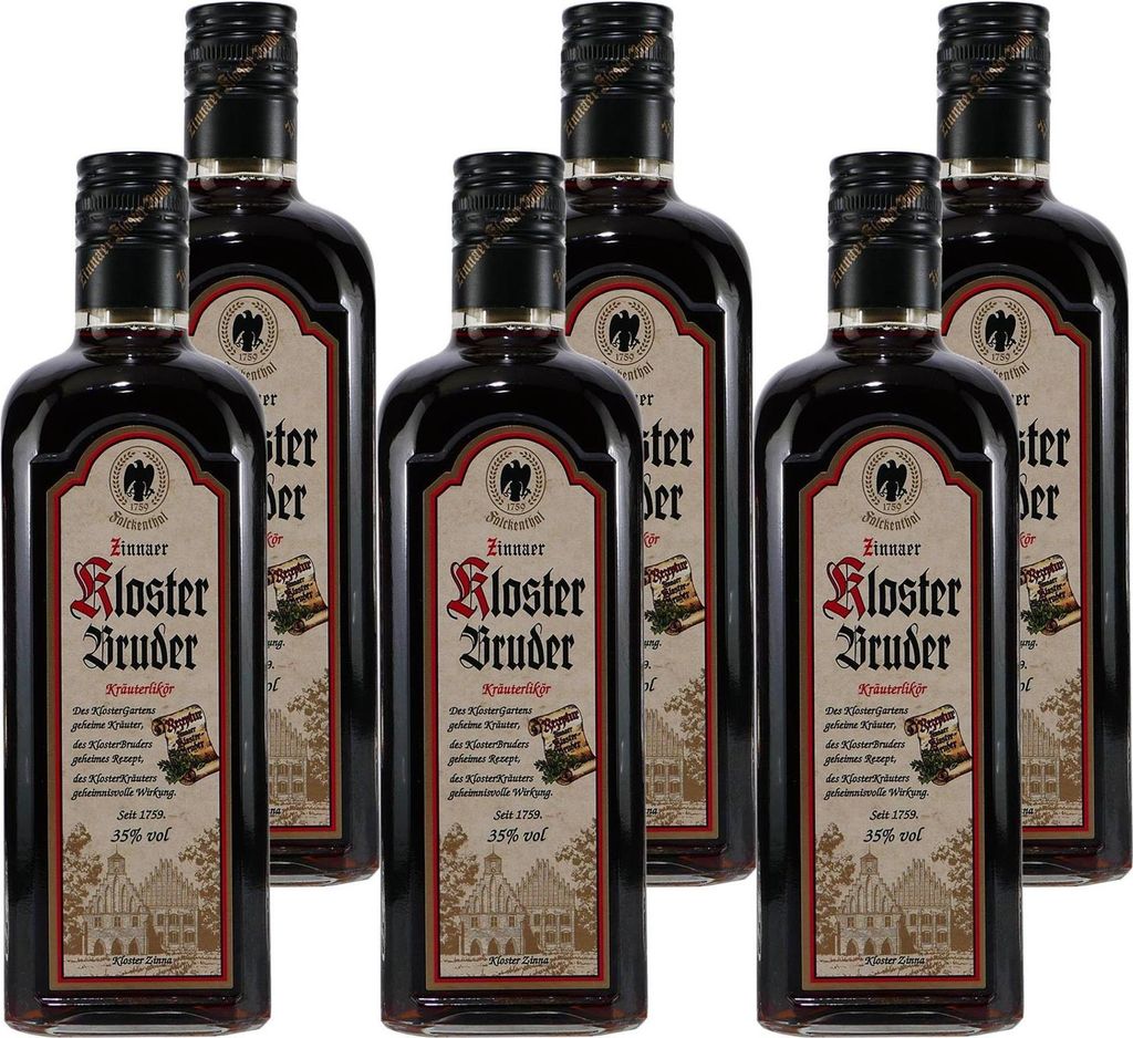 Zinnaer Kloster-Bruder Kräuterlikör (6 x 0,7L)