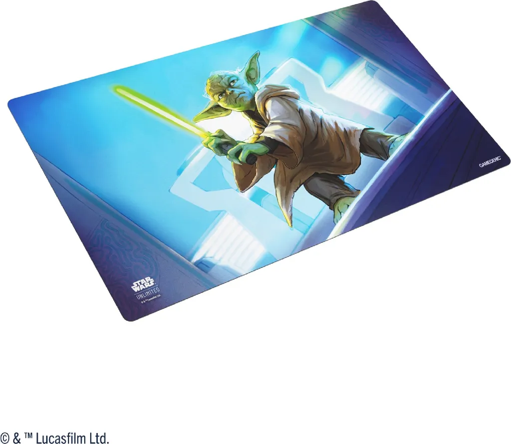 Tapis de jeu Star Wars Unlimited Yoda en tissu premium par Gamegenic
