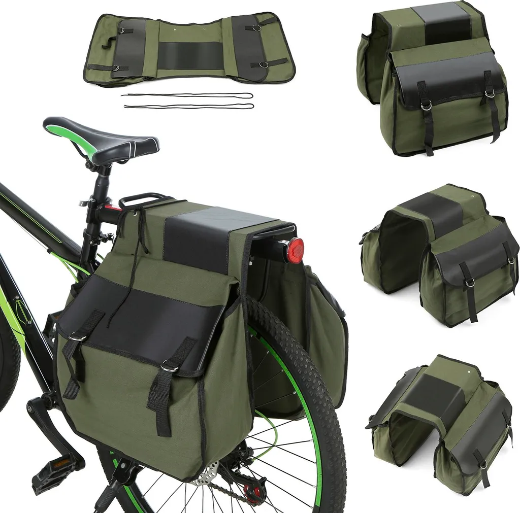 Sacoche de coffre de vélo double compartiment idéale pour le cyclisme