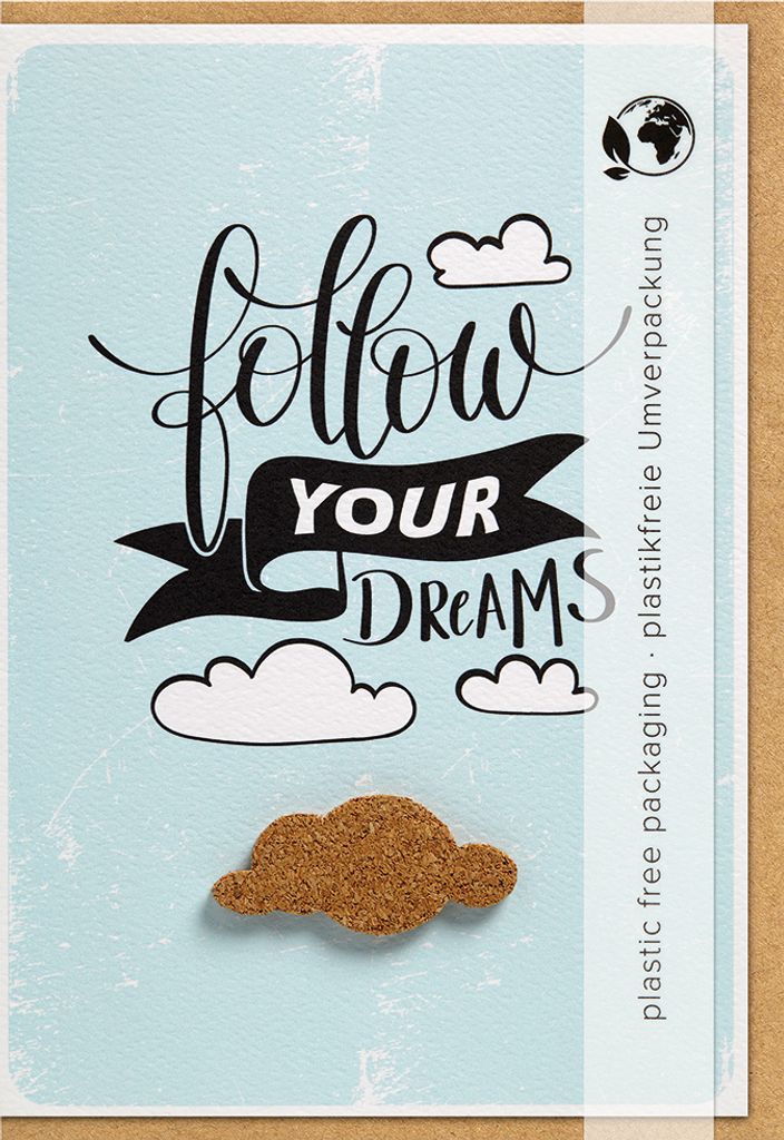 Moments Collection Glückwunschkarte : Follow your Dreams Moments Collection Glückwunschkarte: Follow your Dreams
