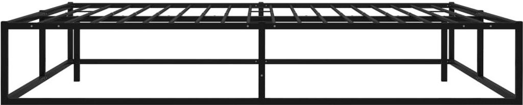 "im Sonderangebot"Bettgestell - CLORIS - Doppelbett - Robust und langlebig - Schwarz Metall 180x200 cm - Einfache Montage - - NeuMöbel4015776