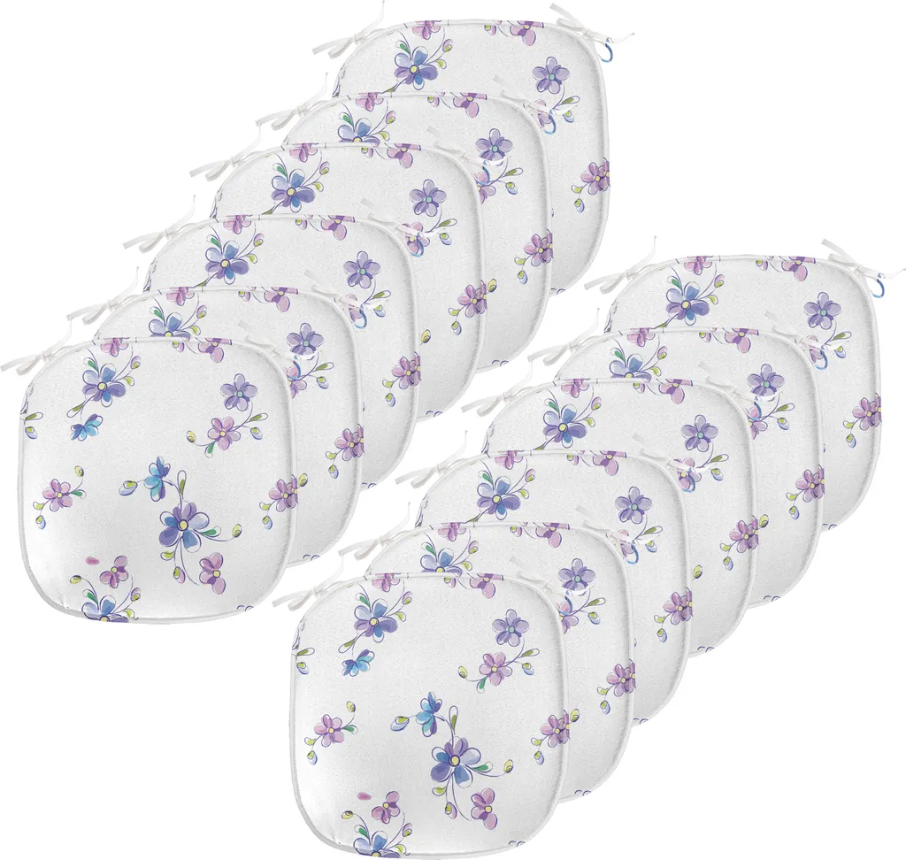 Cuscini Decorativi ABAKUHAUS Outdoor 40x40 Fiori Moderni Pack 12
