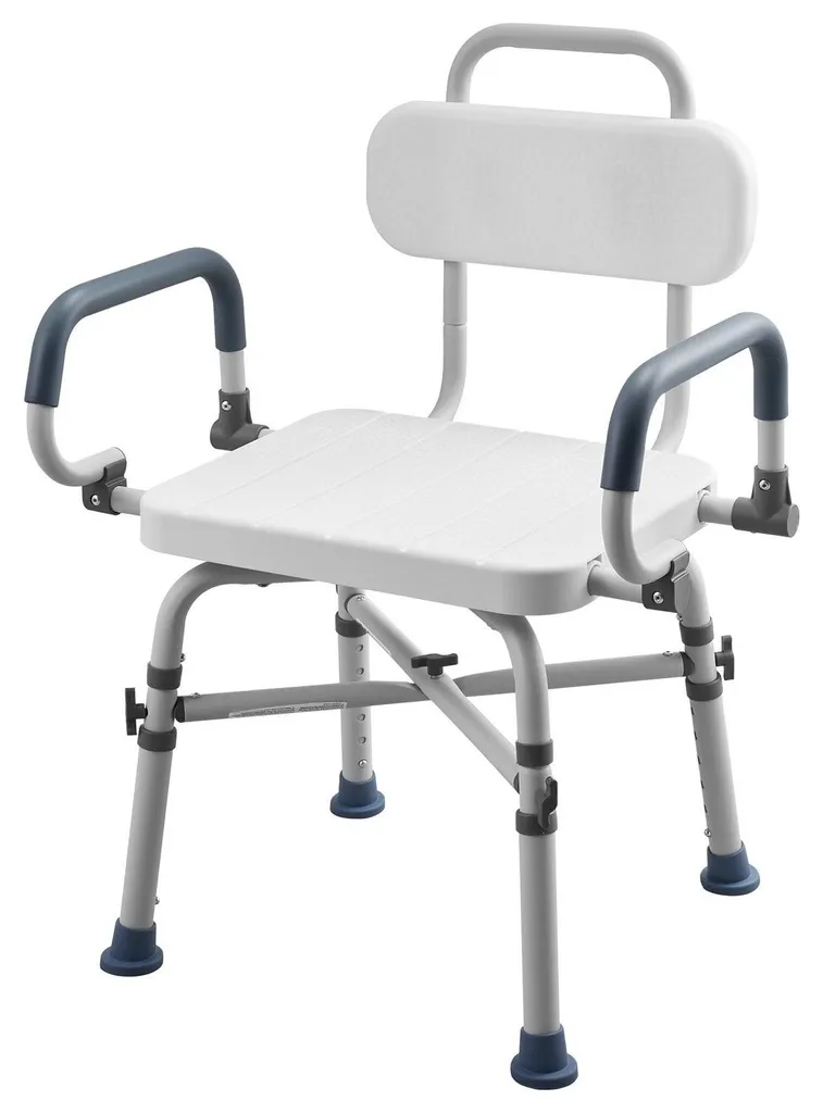 Chaise de douche pivotante anti-chute : sécurité 227kg pour seniors