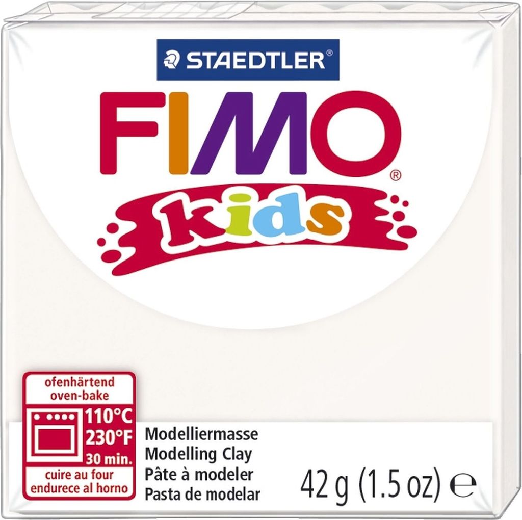 FIMO kids Modelliermasse ofenhärtend weiß 42 g