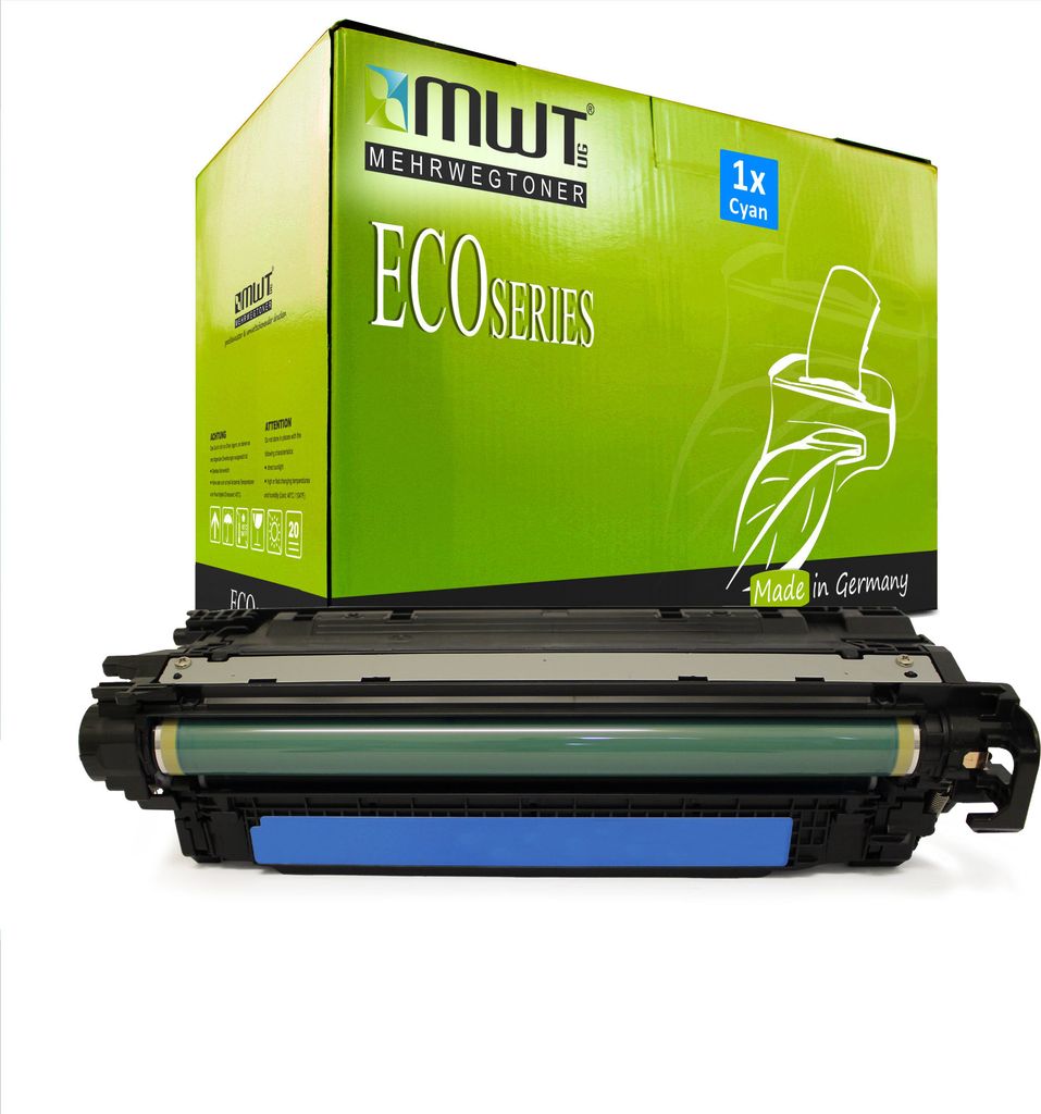 1 Mehrwegtoner kompatible Lasertoner ersetzt HP CF321A 653A Cyan