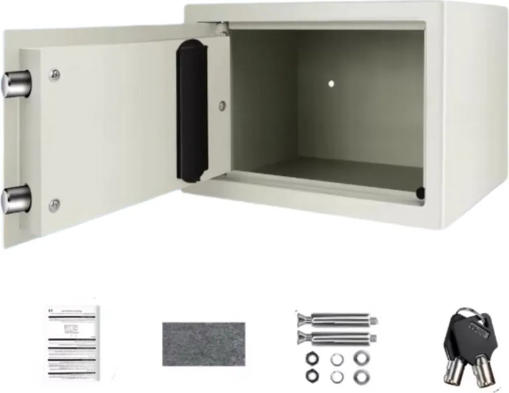 Coffre-fort de sécurité pour documents et bijoux - Format compact 8,5L