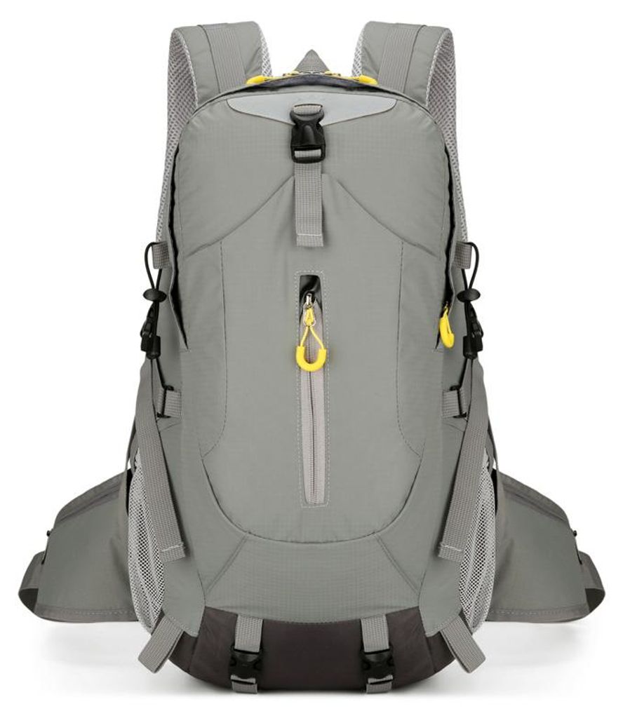 35L Rucksack Outdoor – großer Trekkingrucksack für Reisen, Wandern & Sport, leicht für Damen & Herren,Grey