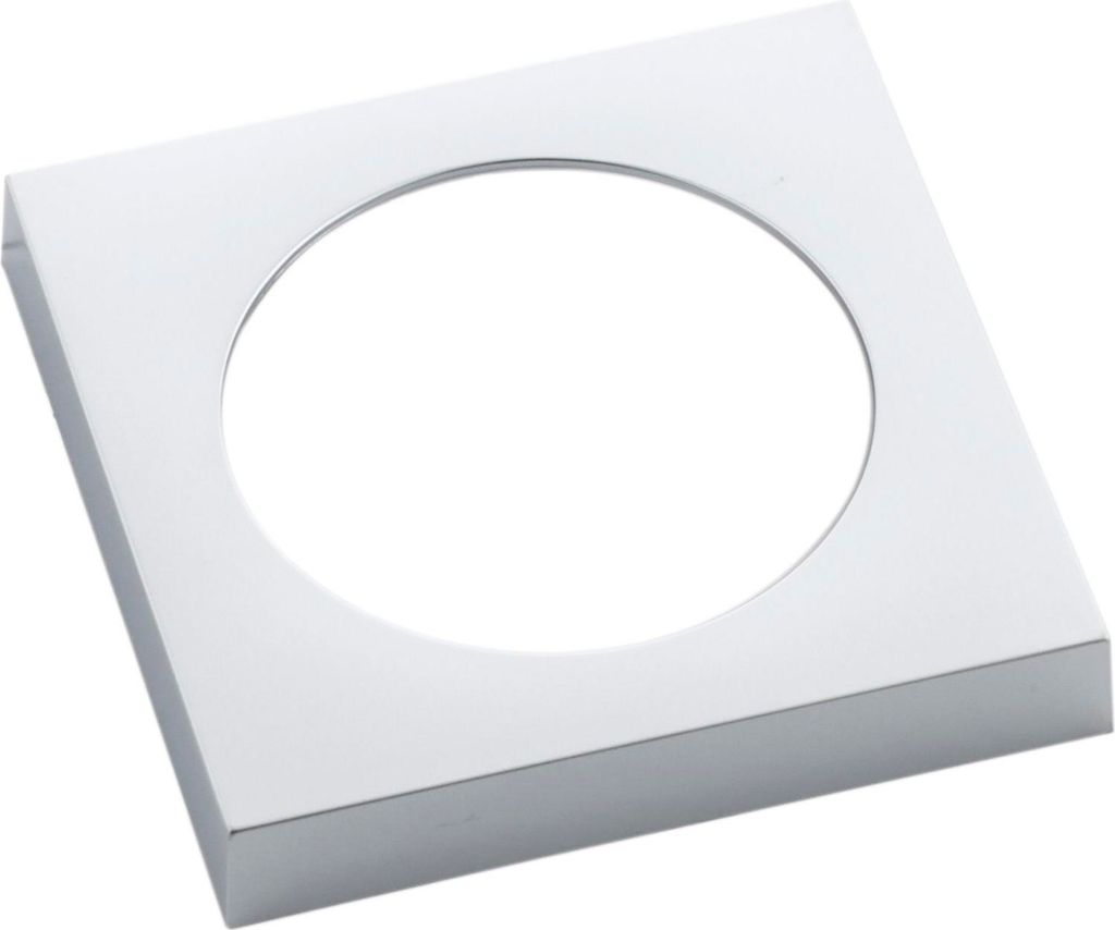 Berker Integro Pure Steckdosen-Rahmen 1-fach, KS chrom matt galvanisiert
