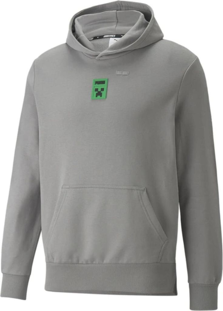 Puma Herren Hoodie XL - PUMA x MINECRAFT, Grau