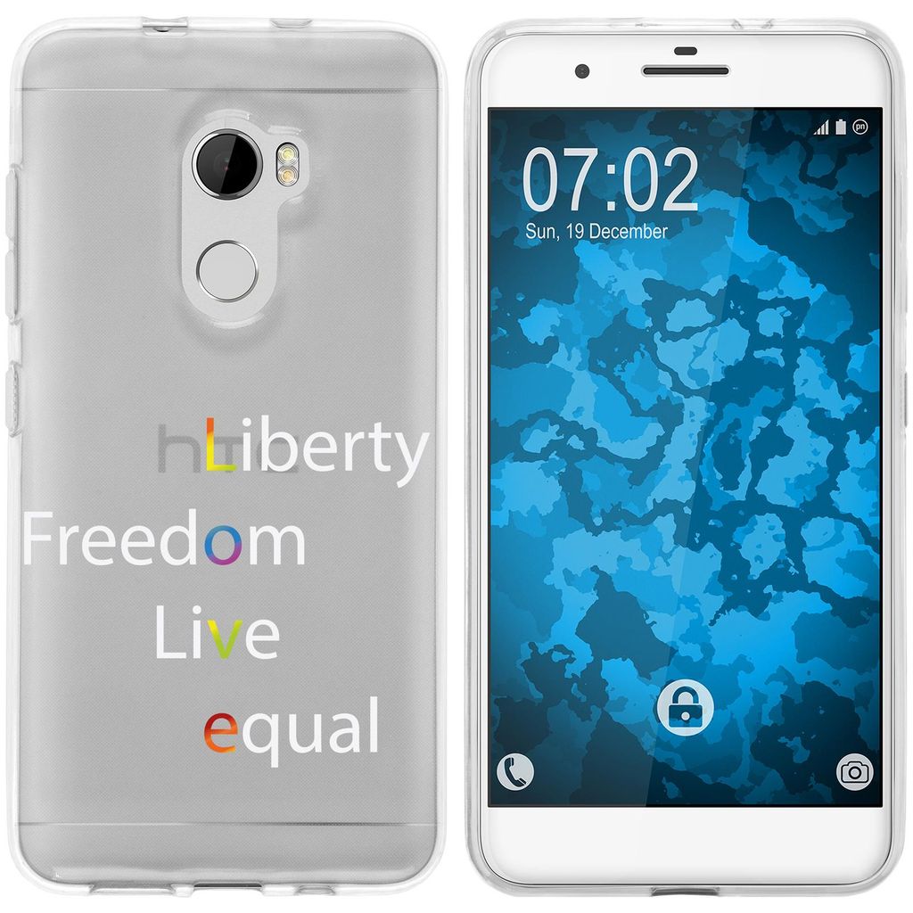 PhoneNatic Case kompatibel mit HTC One X10 Silikon-Hülle pride Wörter M2