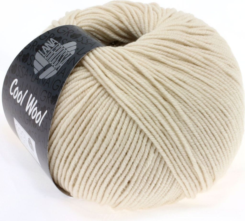 Lana Grossa COOL WOOL 50 g pflegeleichtes Strickgarn aus Produktbild 