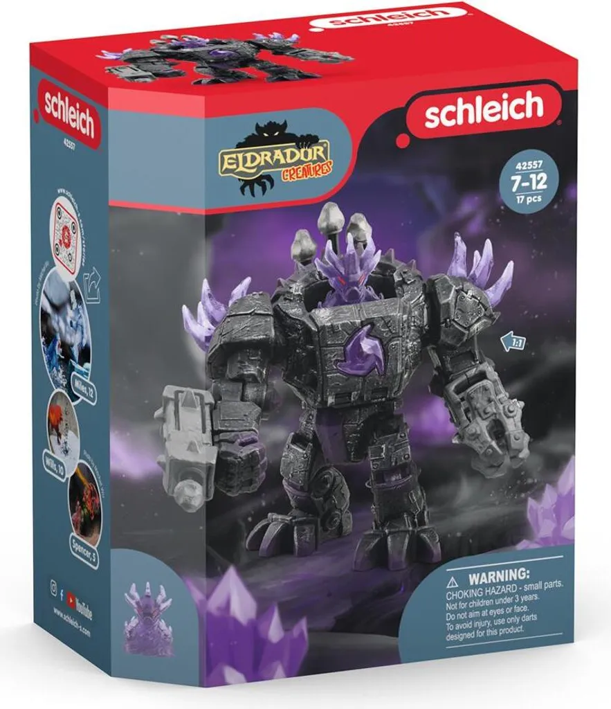 Robot de l'ombre articulé Eldrador et sa mini-créature avec accessoires