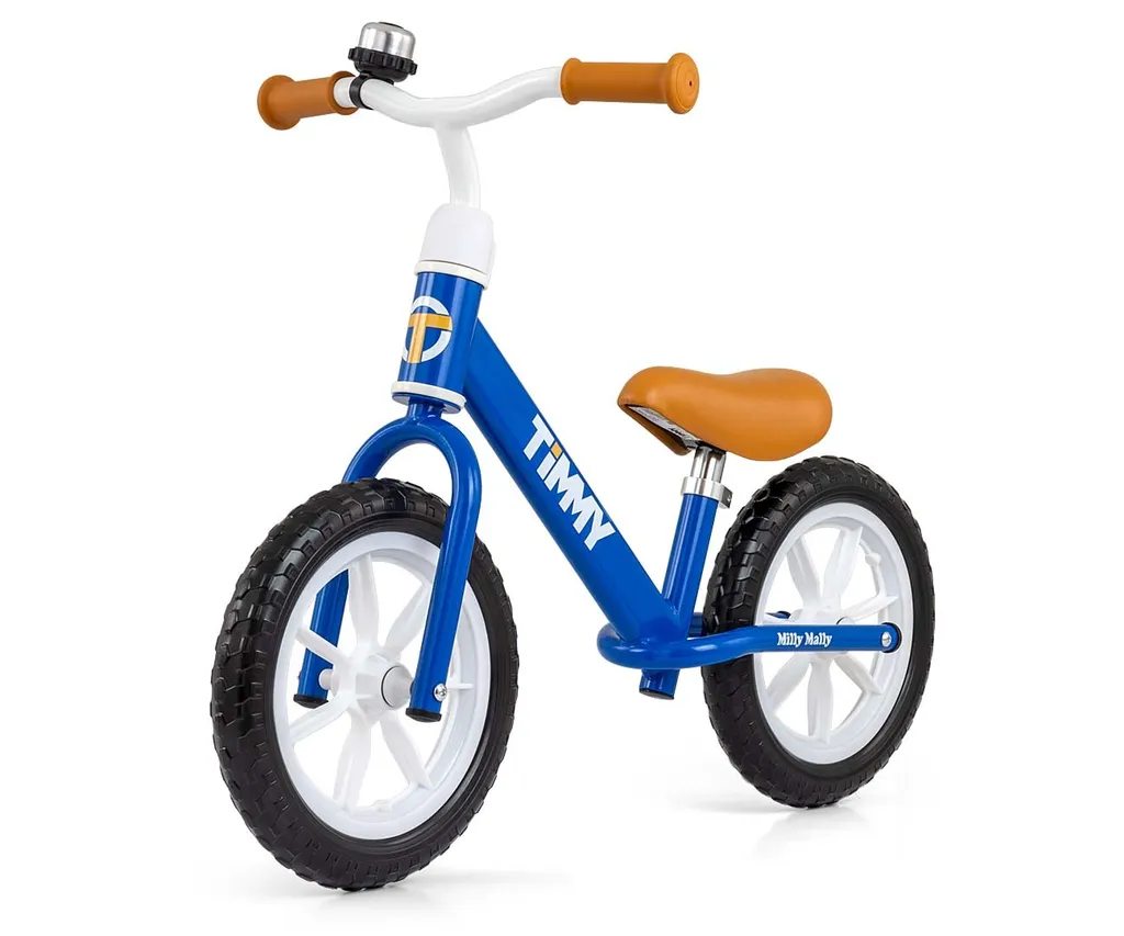 Vélo d'équilibre Timmy Navy : Selle réglable et pneus tout-terrain