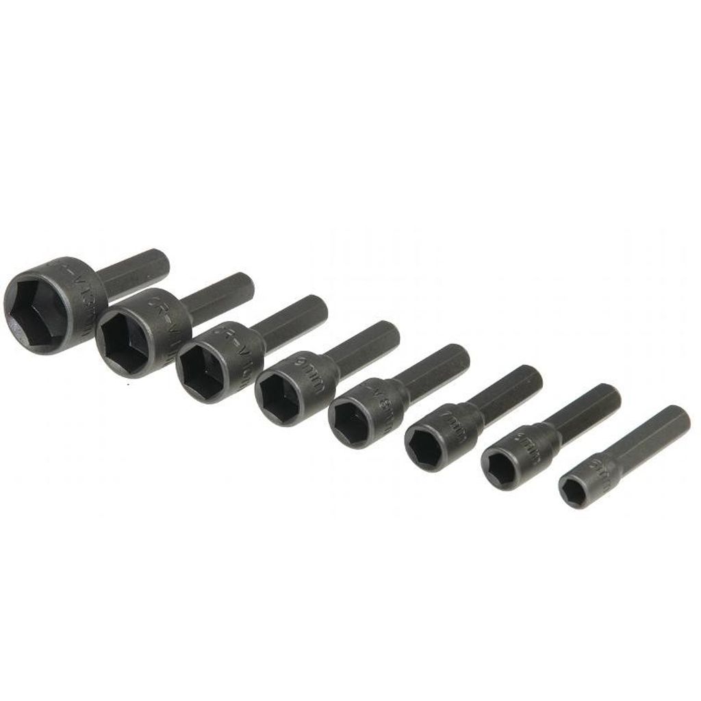 ChiliTec 18056 Bitsatz "Steckschlüssel", 8-teilig 5, 6, 7, Produktbild 