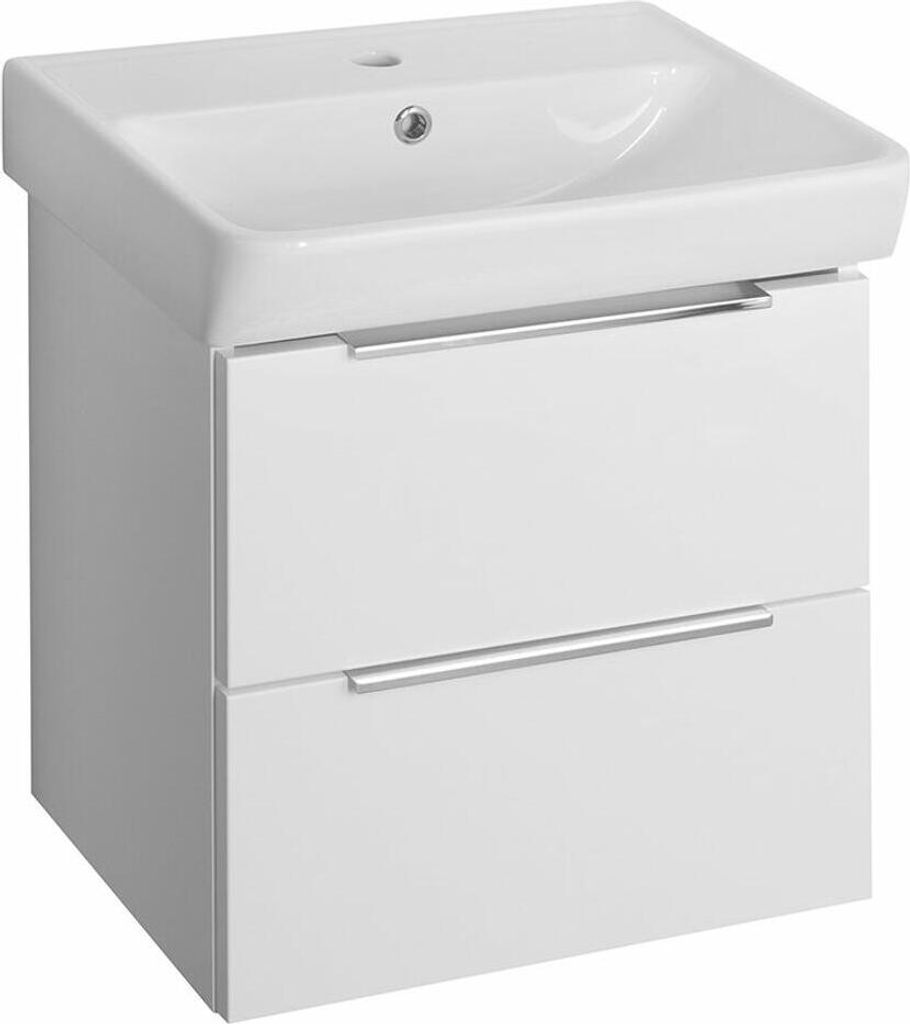 NEON Unterschrank mit Waschbecken 50x41,5 cm, weiß