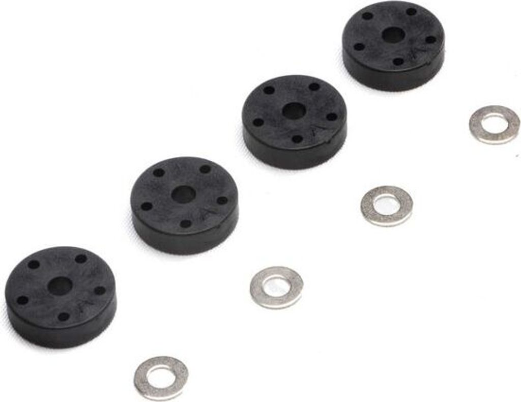 Axial SCX6: Shock Piston & Shim Set (4)