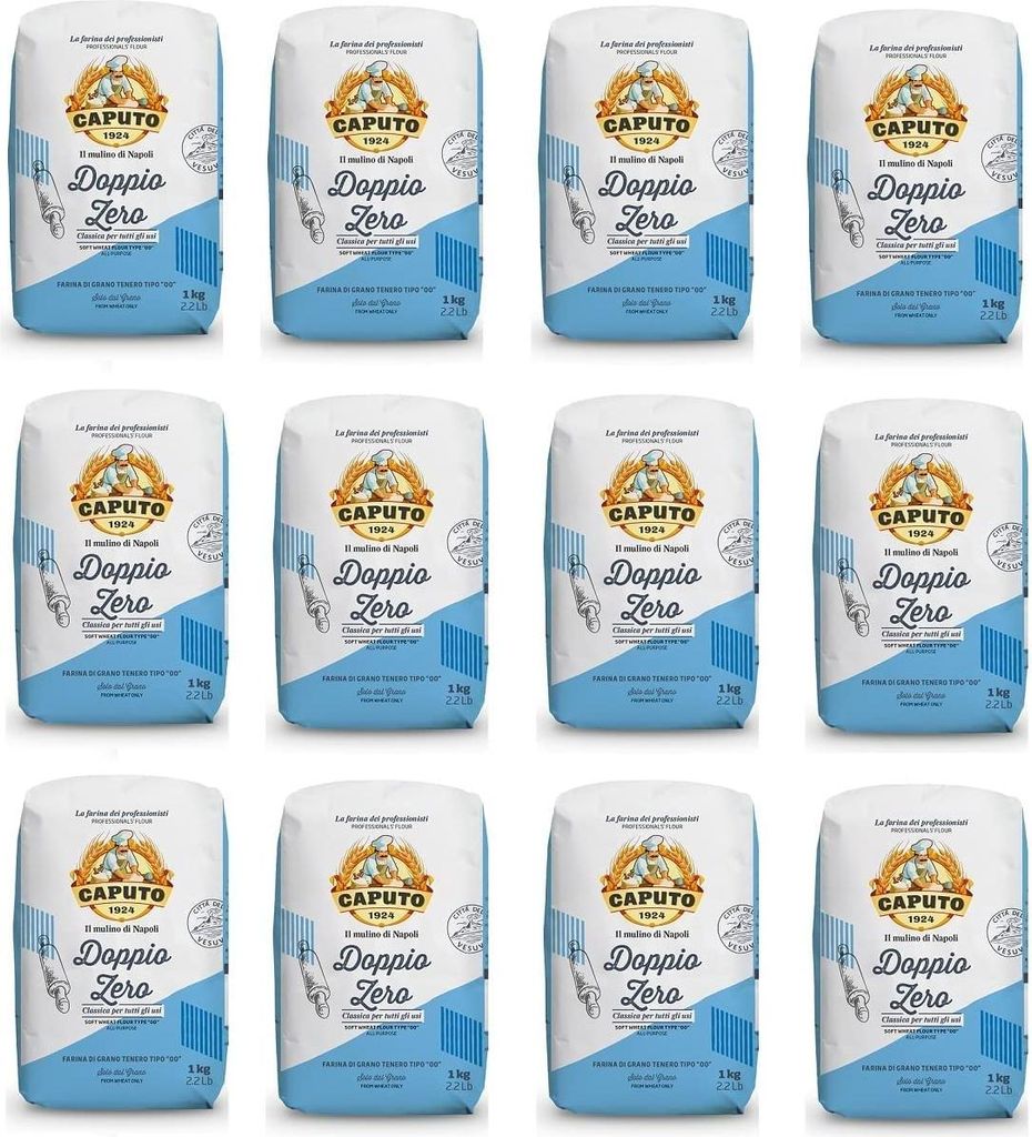 12x Farina Molino Caputo Classica per Pizza Napoli Pizzamehl Pizza Mehl 1kg
