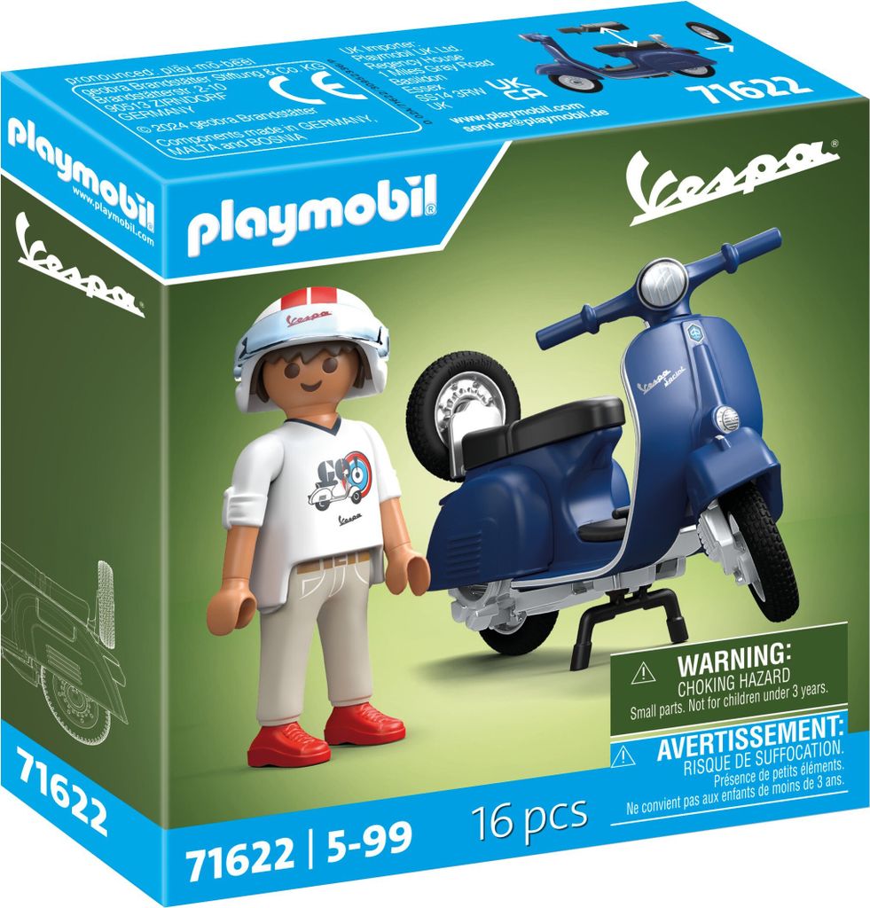 PLAYMOBIL 1969 Vespa 150 Sprint Veloce, niebieski Zdjęcie produktu 