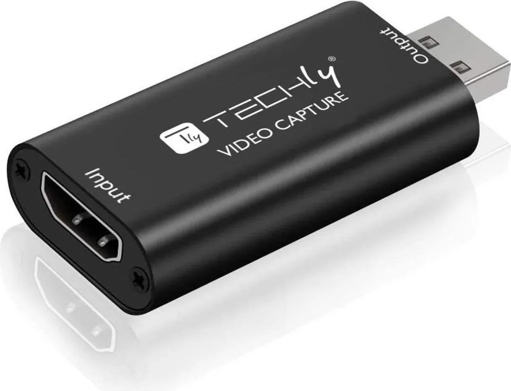 Techly Video-Grabber HDMI 1080p USB - Carte Acquisition HD Noir