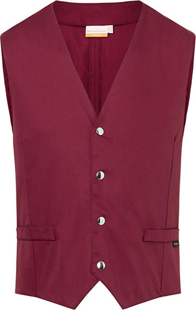 KARLOWSKY Herren Serviceweste KAI V-Neck Modern-Fit Marine 64