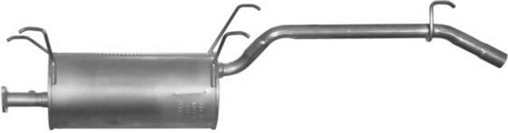 VEGAZ DIS-52 Endschalldämpfer für DAIHATSU HIJET Kasten (S85) Auspuff