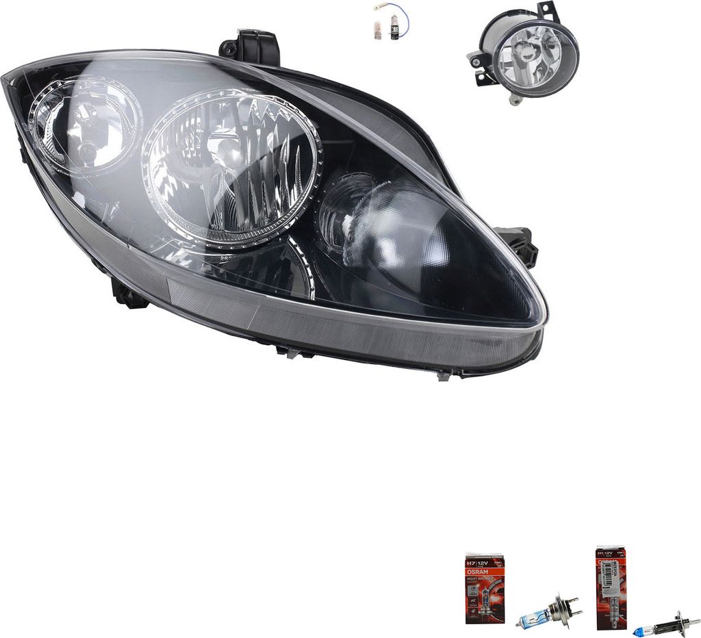 Johns, Scheinwerfer Osram Night Breaker Laser passend für Seat Toledo Altea 5P 04-09 R 5P1941006E 5P1941006D 5P1941030C 5P1941030B 5P1941030A 5P19...