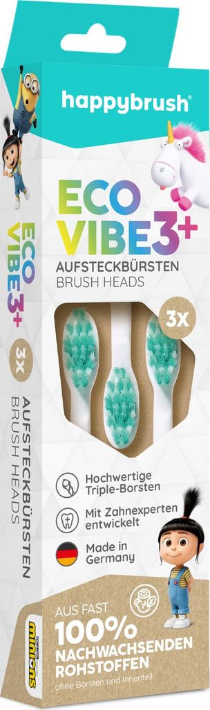 ECO VIBE KIDS Aufsteckbürsten Agnes (weiß) Produktbild 