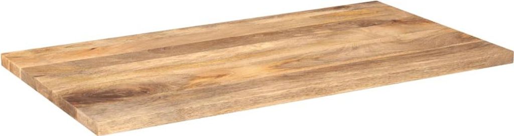 vidaXL Tischplatte 110x50x2,5 cm Rechteckig Massivholz Mango