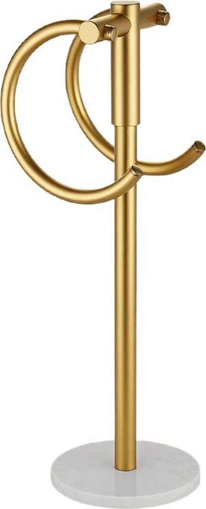 Edelstahl Handtuchhalter, modern, freistehend, Ablage, Badregal, Küche, stabil, rostfrei, 10kg belastba