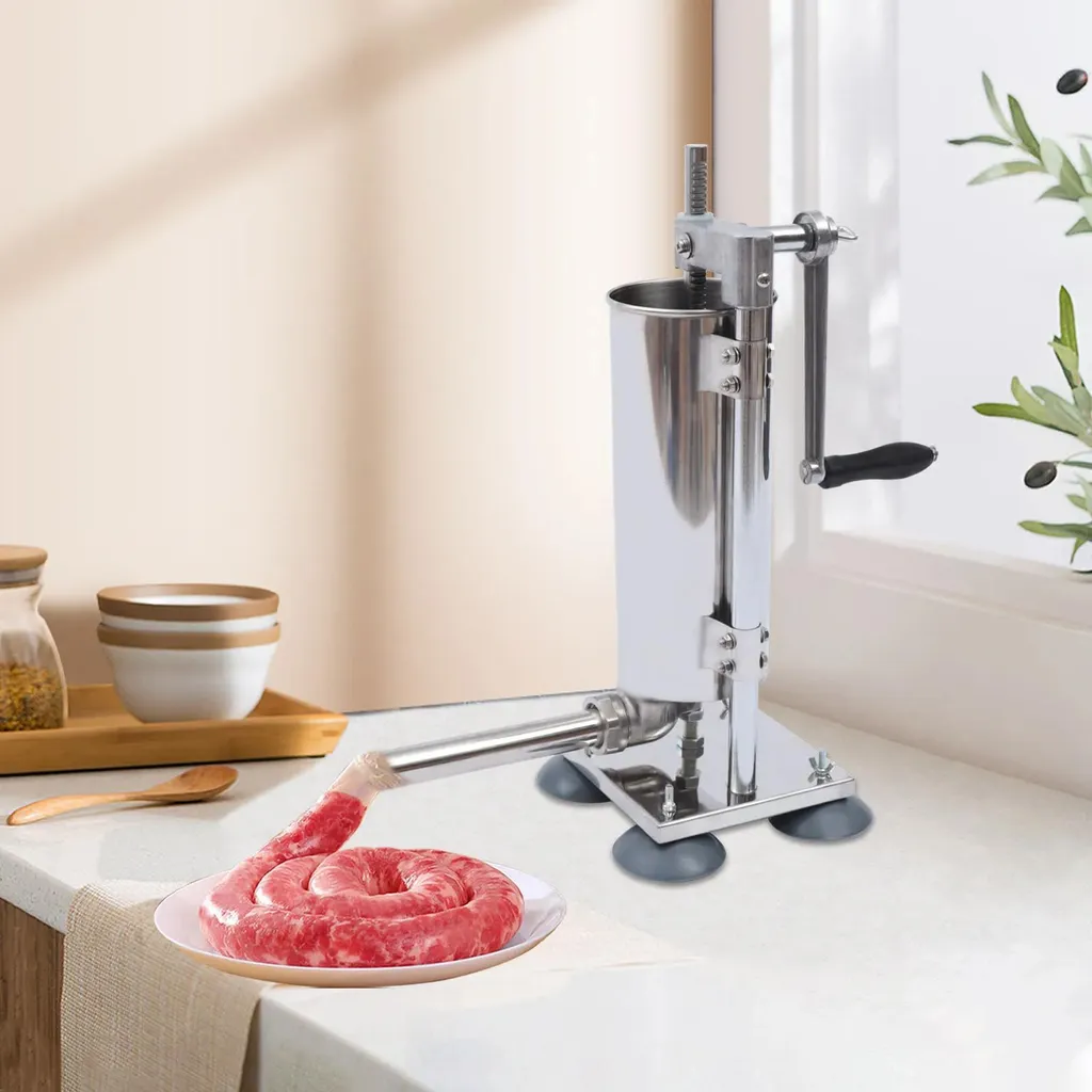 Insaccatrice Salsiccia Manuale 3L 2.7kg Inox - Qualità Italiana - 4