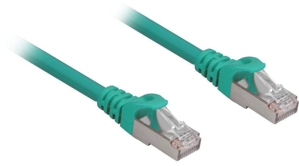 Sharkoon Cat.6a SFTP Netzwerkkabel Grün 3 m Cat6a S/FTP (S-STP)