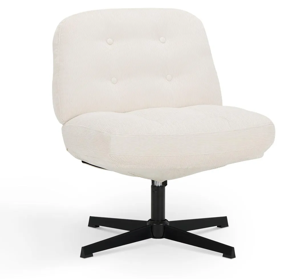 Fauteuil de bureau ergonomique blanc assise confort mémoire de forme