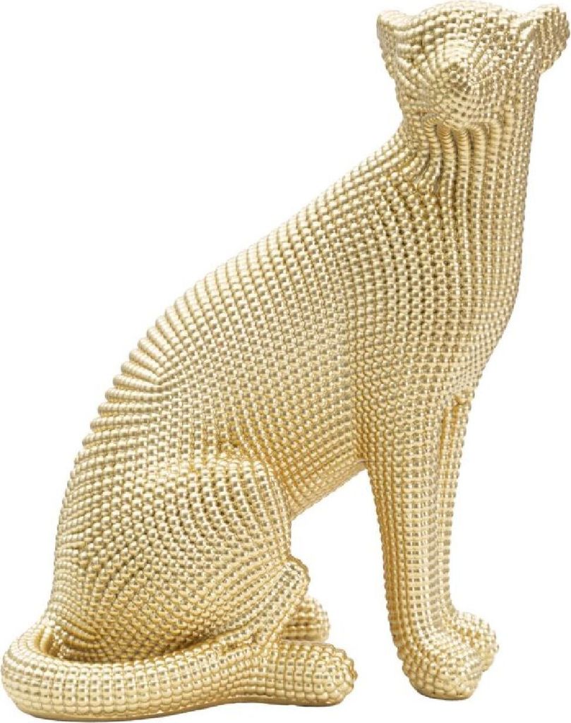 Mauro Ferretti Skulptur Leopard 23x15,5x29 cm gold Produktbild 