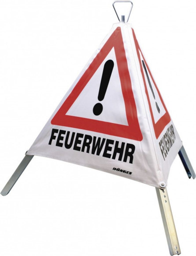 Faltsignal Feuerwehr Unfall 70cm Verkehrsunfall Absicherung Warndreieck