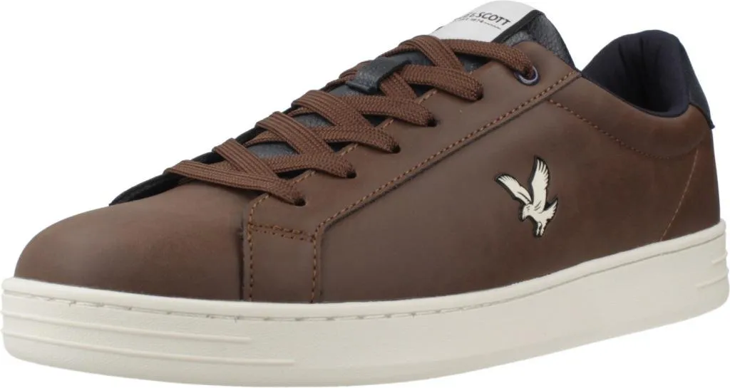 Lyle & Scott Kaleb 004 : Baskets Marron Élégantes pour Homme en Ligne