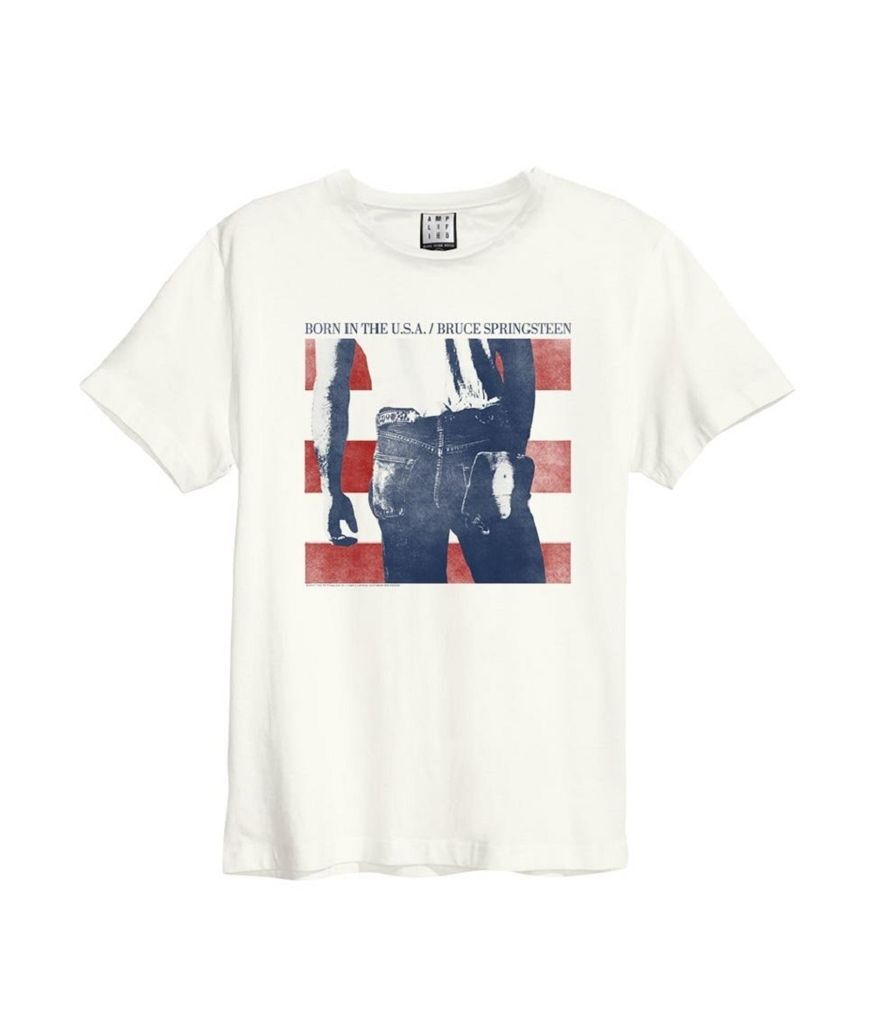 Bruce Springsteen T-Shirt Herren Amplified Collection - Born In The USA altweiß XL