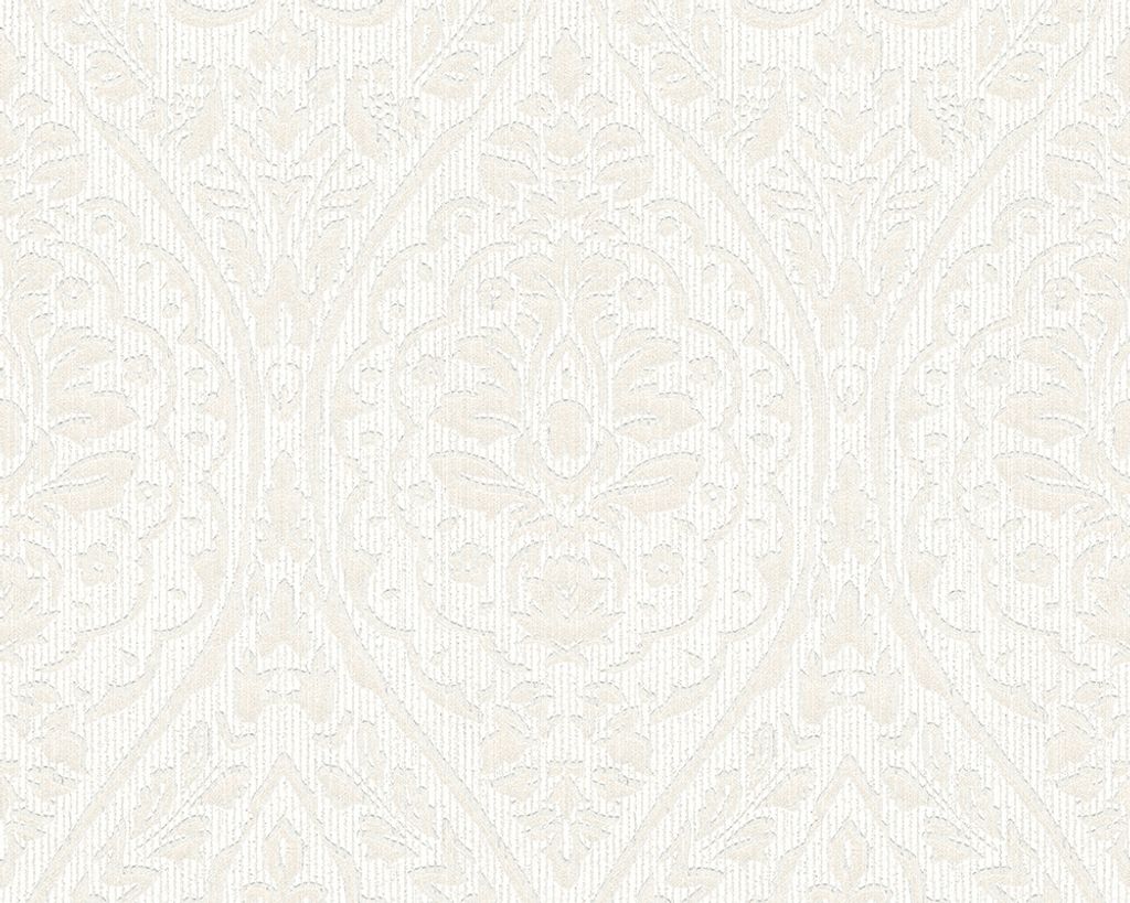 Architects Paper Textiltapete Tessuto 2, creme, weiß, 10,05 m x 0,53 m, 961954, 96195-4