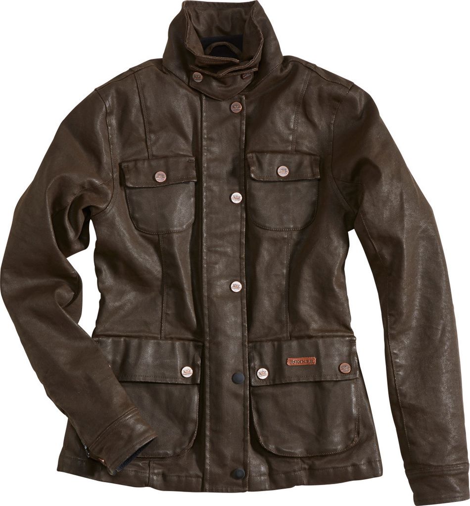 Rokker Rokkertech Damenjacke, braun, M