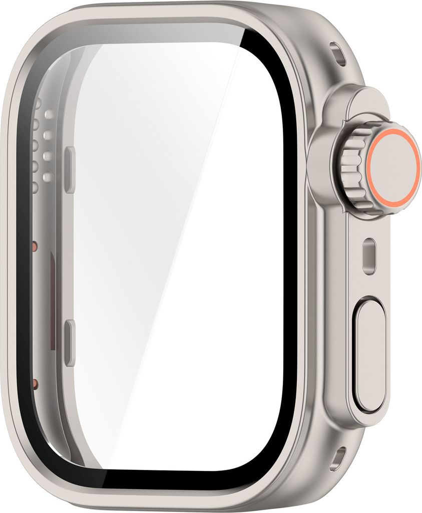 INF Huawei Watch Fit 4 zu Apple Ultra 2 Umwandlungsgehäuse Silber