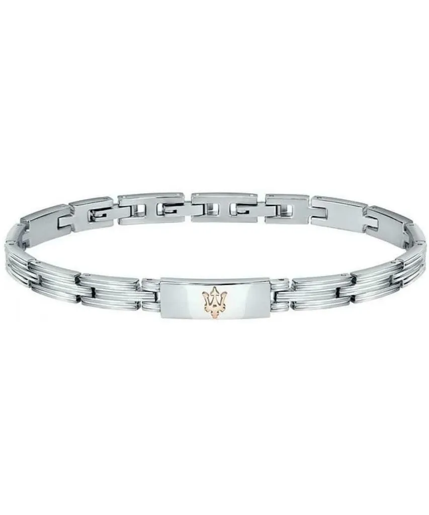 Bracelet Homme Maserati JM121ATK12 ICONIC Acier Inoxydable Robuste 21cm