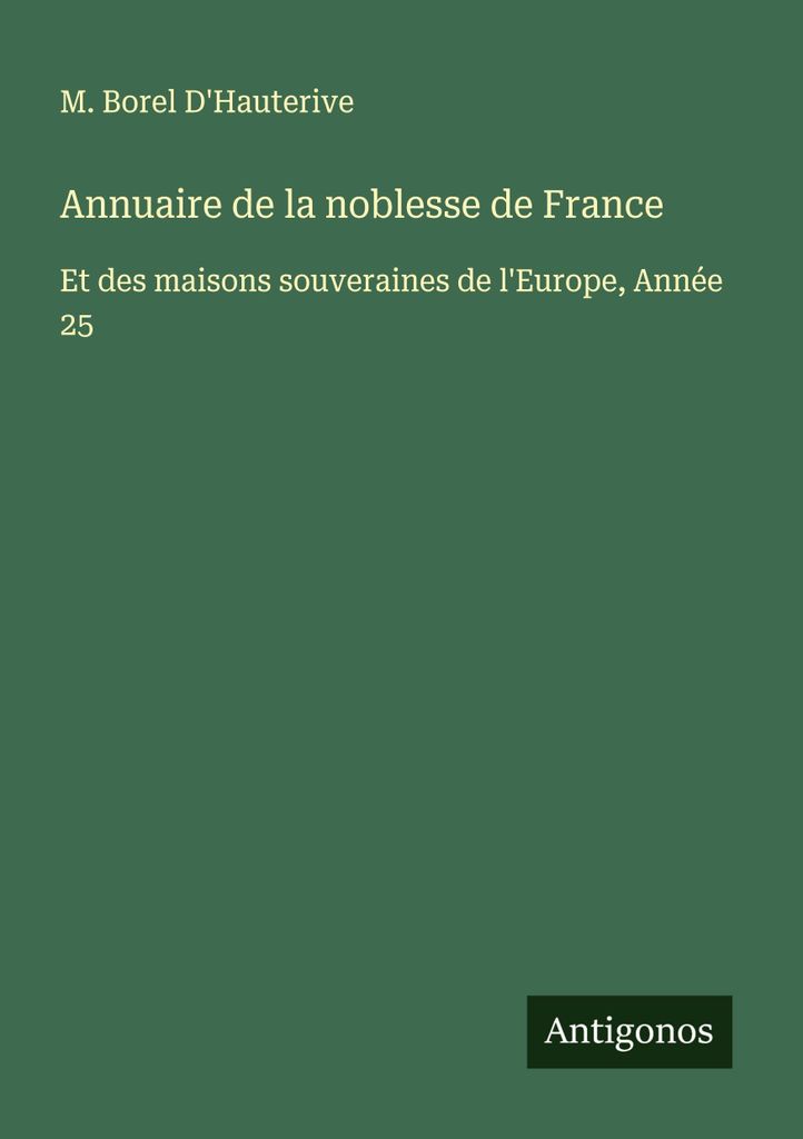 Jahrbuch des Adels von Frankreich