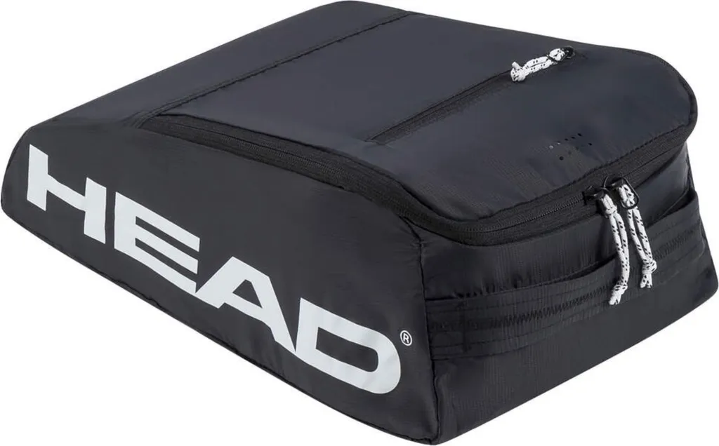 Sac à chaussures Head 260704BKWH en toile résistante noir et blanc pro