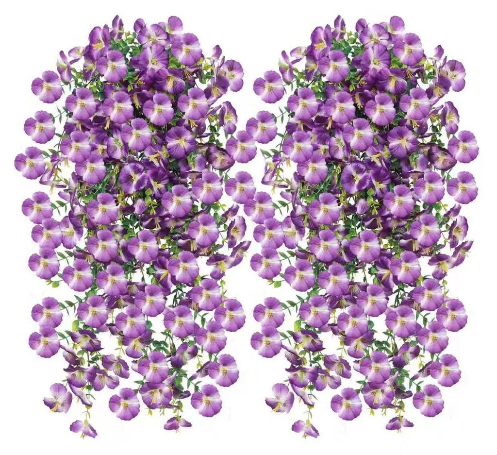 1/2 künstliche Pflanzen, pflegeleicht, kein Gießen nötig, kein Verwelken, leuchtende Farben, realistisches Aussehen, dekorative Kunstpflanze fü...