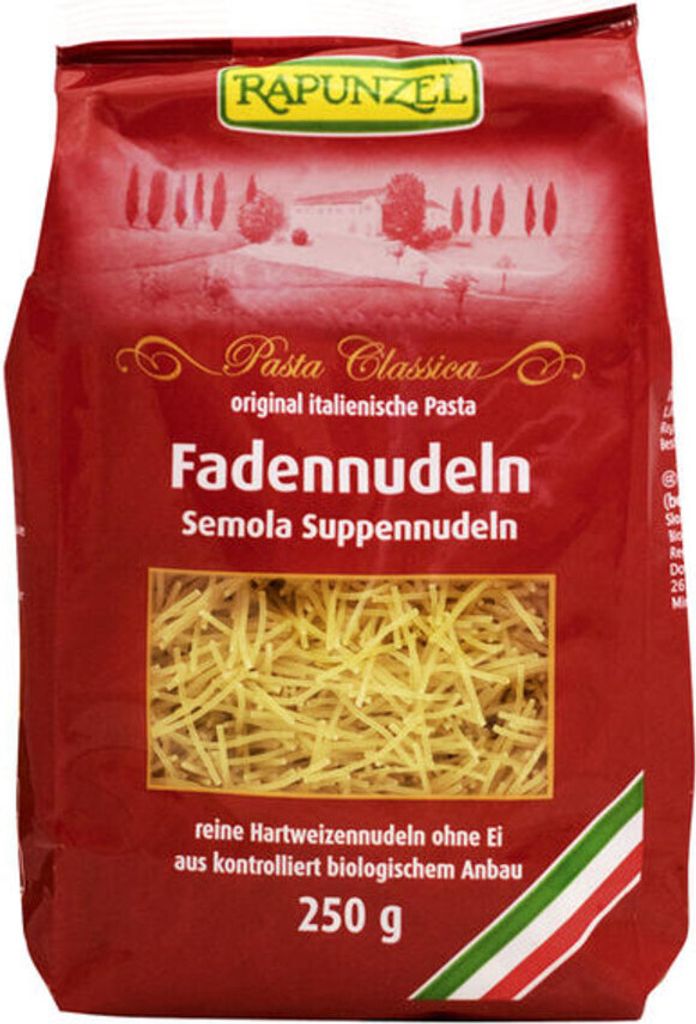 Rapunzel Faden Suppennudeln Semola,  250g Produktbild 