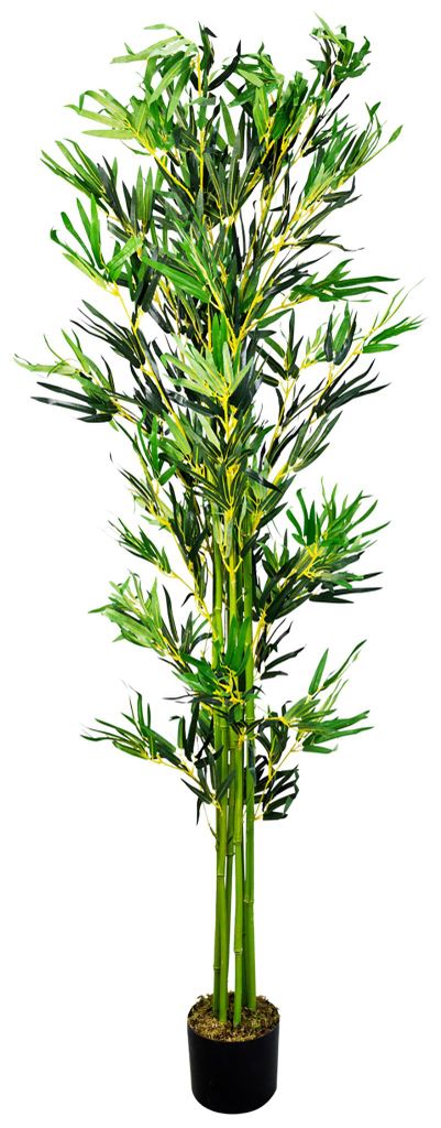 Decovego Künstlicher Bambus, Kunstpflanze, 180 cm, Produktbild 