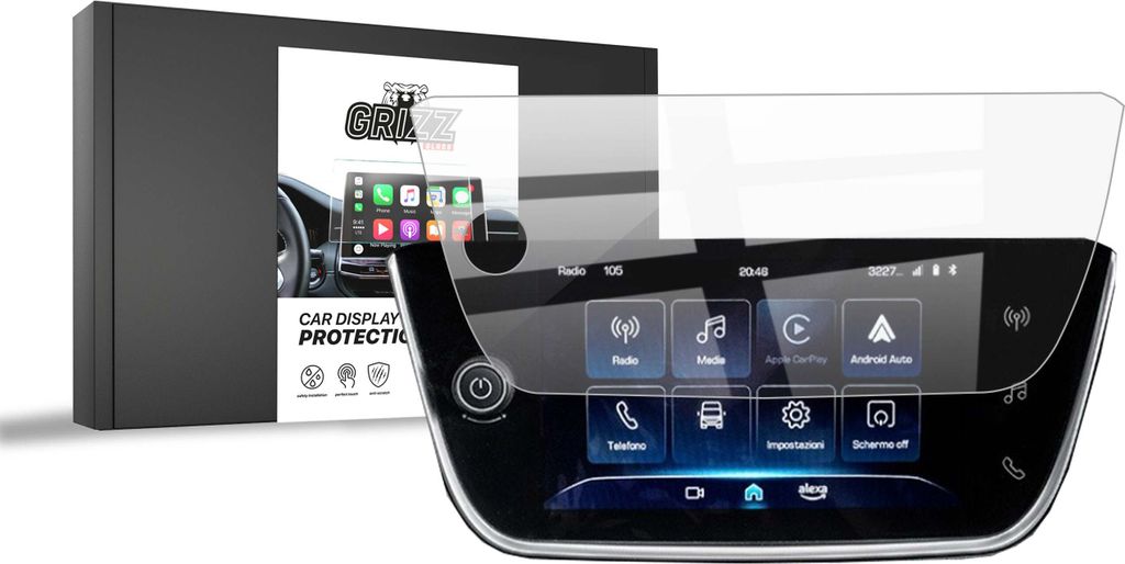 Keramische Autodisplayfolie für Iveco Daily DAB 7" (2024-2025), Grizz Protector