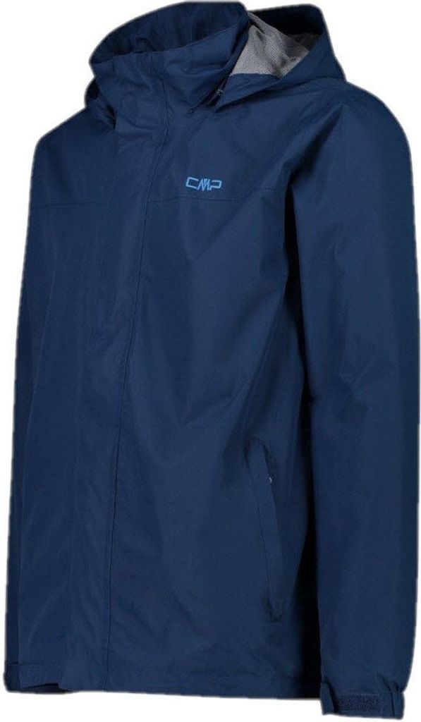 CAMPAGNOLO MAN JACKET SNAPS HOOD blau 56