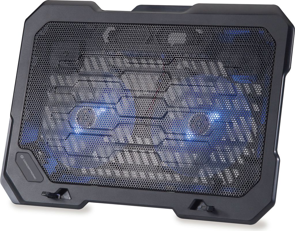 CONCEPTRONIC 2-Fan Cooling Pad (15.6")/ schwarz THANA01B