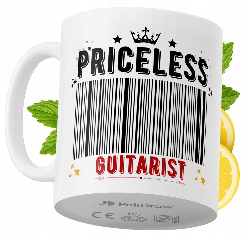 Lustige Kaffee- oder Teetasse für Gitarristen mit witzigem Textdesign - ideal für Geburtstage, Namenstage, Feiertage und besondere Anlässe. Hoch...