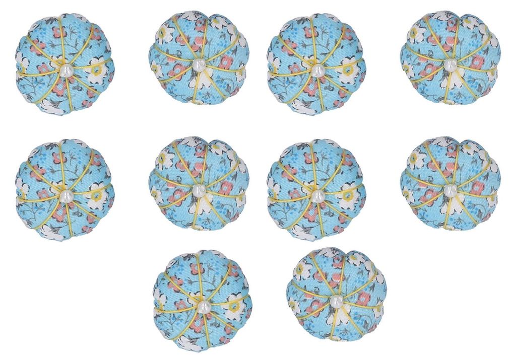 10 Stück Nadelkissen, leicht, dekorativ und praktisch, aus Stoff, niedliches Design, ideal zum Nähen und Sticken